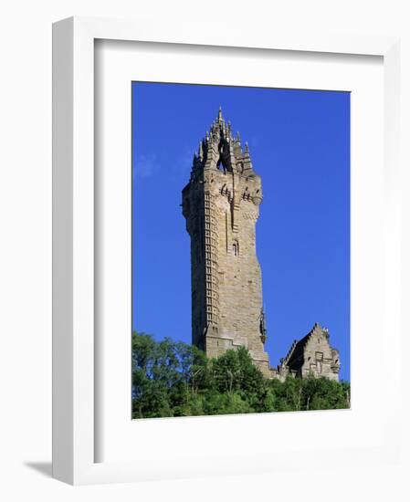 Wallace Monument, Stirling, Central, Scotland, United Kingdom, Europe-Thouvenin Guy-Framed Photographic Print