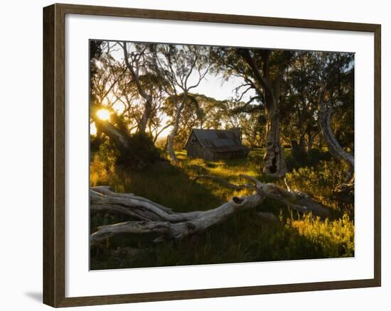 Wallace's Hut, Bogong High Plains, Apline National Park, Victoria, Australia, Pacific-Schlenker Jochen-Framed Photographic Print