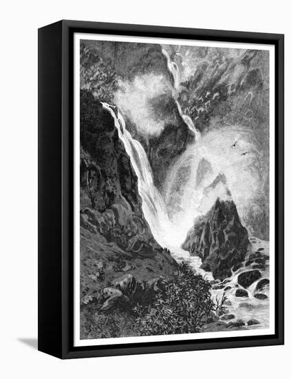 Wallamumbi Falls, New South Wales, Australia, 1886-null-Framed Stretched Canvas