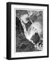 Wallamumbi Falls, New South Wales, Australia, 1886-null-Framed Giclee Print