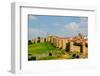 Walled city from 1000 A.D. surrounds Avila Spain, an old Castilian Spanish village-null-Framed Photographic Print