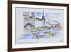 Walled city of Concarneau, Finistere, Brittany, France-Richard Lawrence-Framed Photographic Print