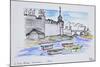 Walled city of Concarneau, Finistere, Brittany, France-Richard Lawrence-Mounted Photographic Print