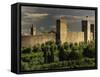 Walled city of Monteriggioni, Siena, Tuscany, Italy-Adam Jones-Framed Stretched Canvas