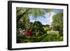 Walled Garden in Filoli Center in Woodside near San Francisco, California, USA-null-Framed Art Print