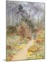 Walled Garden in Springtime-Helen Allingham-Mounted Giclee Print