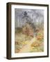 Walled Garden in Springtime-Helen Allingham-Framed Giclee Print