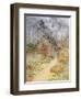 Walled Garden in Springtime-Helen Allingham-Framed Giclee Print