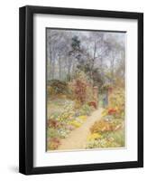 Walled Garden in Springtime-Helen Allingham-Framed Giclee Print