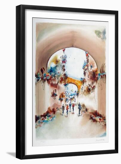 Walled Streets-Ben Avram-Framed Collectable Print