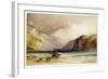 Wallenstadt, from Wesen, Switzerland, 1842 (W/C and Bodycolour on Wove Paper)-William Callow-Framed Giclee Print