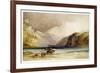 Wallenstadt, from Wesen, Switzerland, 1842 (W/C and Bodycolour on Wove Paper)-William Callow-Framed Giclee Print