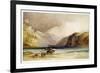 Wallenstadt, from Wesen, Switzerland, 1842 (W/C and Bodycolour on Wove Paper)-William Callow-Framed Giclee Print