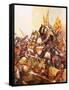 Wallenstein at the Battle of Lutzen-McConnell-Framed Stretched Canvas