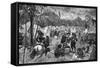 Wallenstein's Camp-W Gause-Framed Stretched Canvas