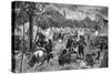 Wallenstein's Camp-W Gause-Stretched Canvas