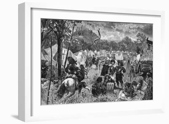 Wallenstein's Camp-W Gause-Framed Art Print
