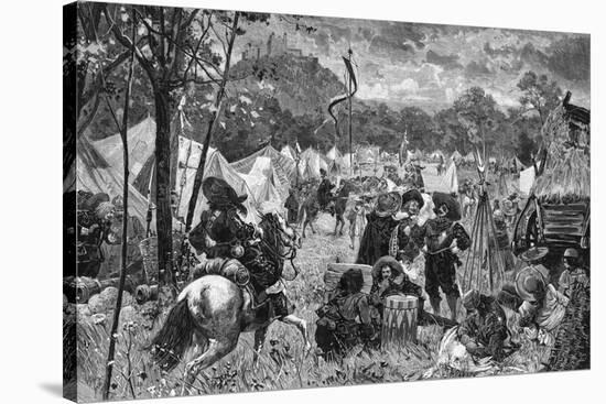 Wallenstein's Camp-W Gause-Stretched Canvas