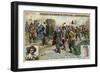 Wallenstein Visiting the Entrenchments before Nuremberg, 1632-null-Framed Giclee Print