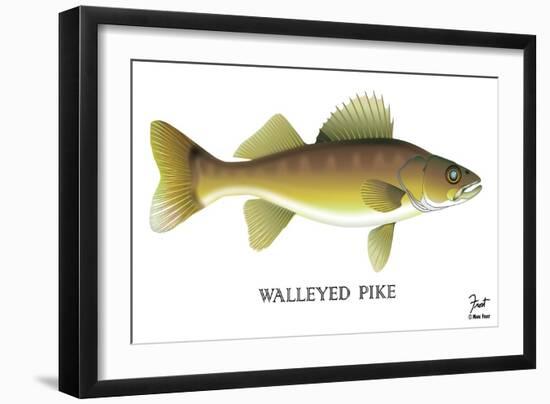 Walleyed Pike-Mark Frost-Framed Giclee Print