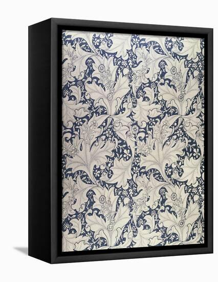 "Wallflower" Design (Textile)-William Morris-Framed Stretched Canvas