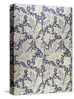 "Wallflower" Design (Textile)-William Morris-Stretched Canvas
