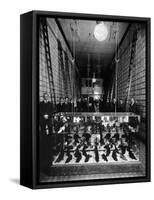 Wallin & Nordstrom Shoe Store - Seattle, Washington-Lantern Press-Framed Stretched Canvas