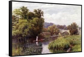 Wallingford Bridge-Alfred Robert Quinton-Framed Stretched Canvas