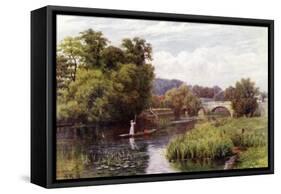 Wallingford Bridge-Alfred Robert Quinton-Framed Stretched Canvas