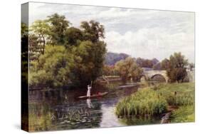 Wallingford Bridge-Alfred Robert Quinton-Stretched Canvas