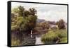 Wallingford Bridge-Alfred Robert Quinton-Framed Stretched Canvas