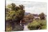 Wallingford Bridge-Alfred Robert Quinton-Stretched Canvas