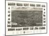 Wallingford, Connecticut - Panoramic Map-Lantern Press-Mounted Art Print