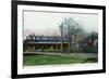 Wallingford, Connecticut - Railroad Station View-Lantern Press-Framed Art Print