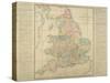 Wallis's New Railway Game, or Tour Through England and Wales, 1830-null-Stretched Canvas