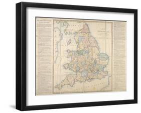 Wallis's New Railway Game, or Tour Through England and Wales, 1830-E. Wallis-Framed Giclee Print