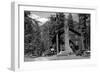 Wallowa Lake, Oregon Lake Lodge View Photograph - Wallowa Lake, OR-Lantern Press-Framed Art Print