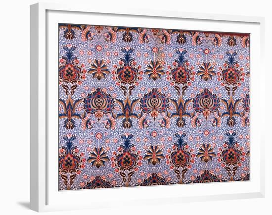 Wallpaper Design, 1877 (Colour Woodblock Print on Paper)-William Morris-Framed Giclee Print