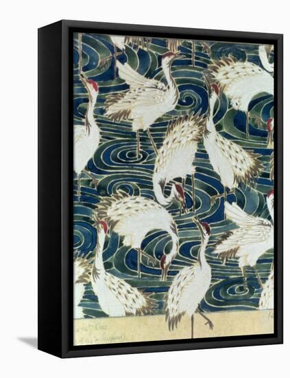 Wallpaper Design, by the Silver Studio, c.1890-null-Framed Stretched Canvas