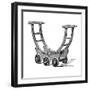 Wallpaper Truck-null-Framed Art Print