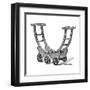 Wallpaper Truck-null-Framed Art Print