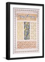 Wallpapers and Friezes, Esquisses Decoratives Binet, c.1895-Rene Binet-Framed Giclee Print