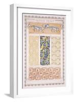 Wallpapers and Friezes, Esquisses Decoratives Binet, c.1895-Rene Binet-Framed Giclee Print
