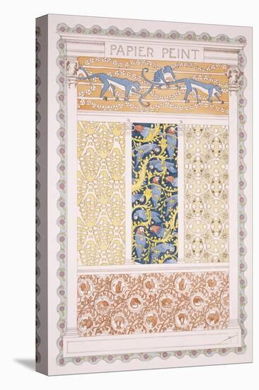 Wallpapers and Friezes, Esquisses Decoratives Binet, c.1895-Rene Binet-Stretched Canvas