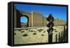 Walls Along Processional Way, Babylon, Iraq, Babylonian Civilization-null-Framed Stretched Canvas