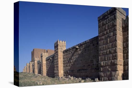 Walls and Door of Adad, Nineveh, Surroundings of Mosul-null-Stretched Canvas