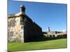 Walls and Moat of El Morro Fort, San Juan-George Oze-Mounted Photographic Print