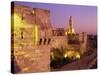 Walls and the Citadel of David in the Old City of Jerusalem, Israel, Middle East-Simanor Eitan-Stretched Canvas