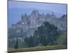 Walls and Turrets of the Old Town of Carcassonne, Languedoc Roussillon, France-Woolfitt Adam-Mounted Photographic Print