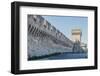 Walls built to protect the Pope's Palace in the city of Avignon in Provence, France.-Mallorie Ostrowitz-Framed Photographic Print